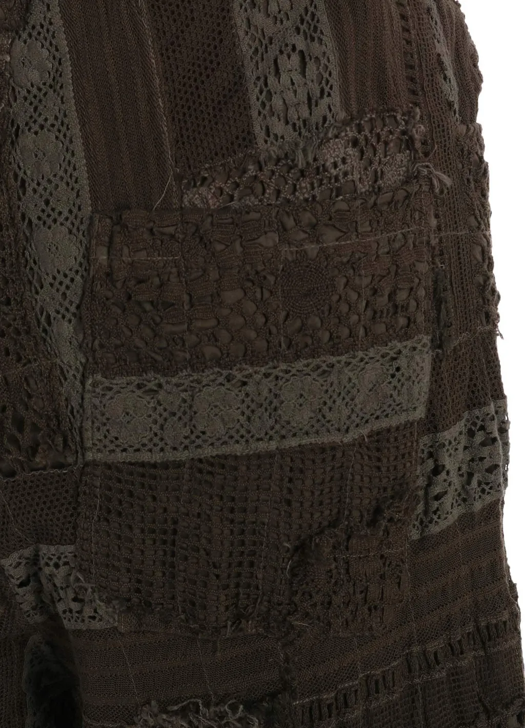Lace Patchwork Strait Pants
