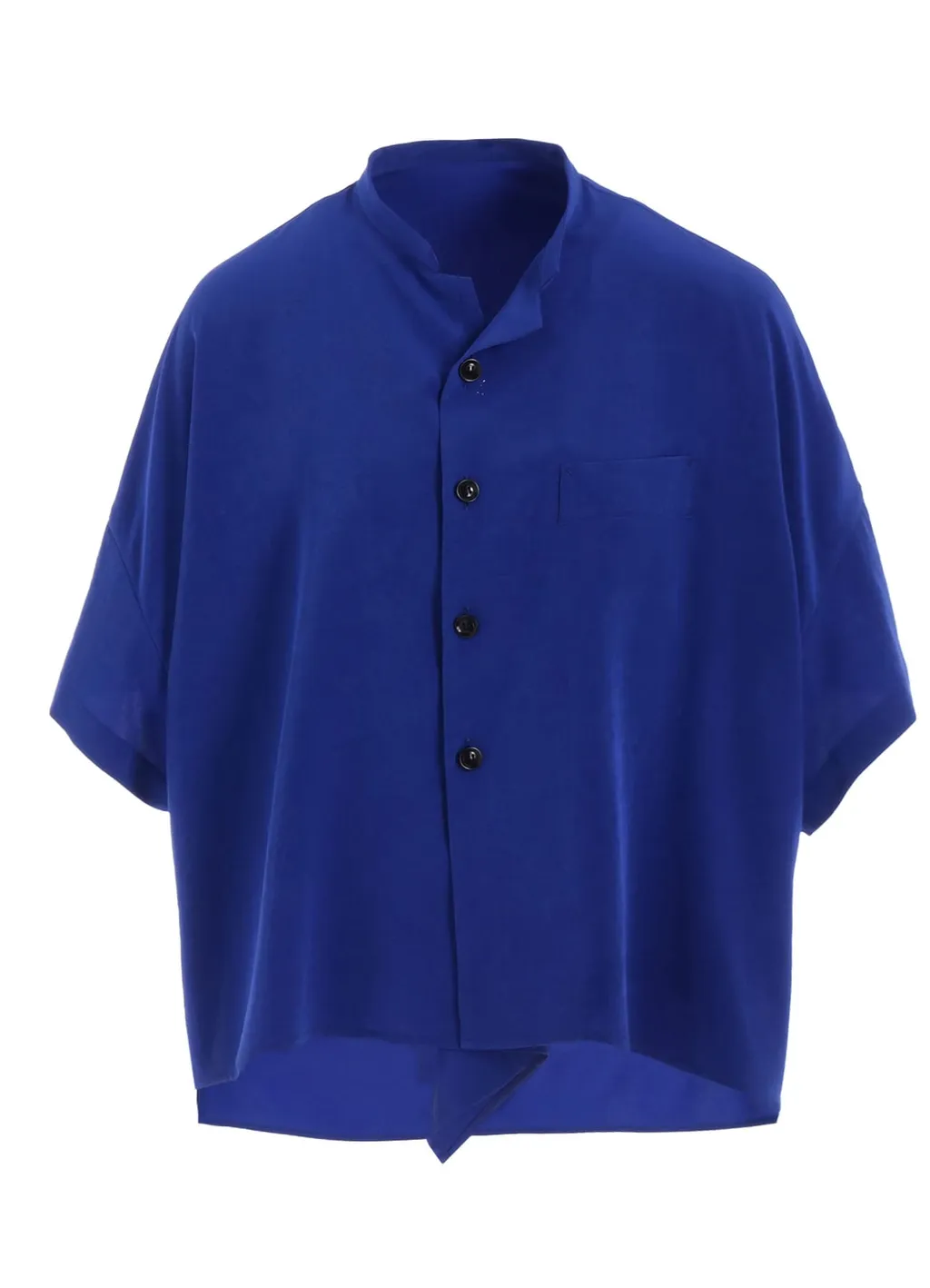Crepe De Chine Half Sleeve Box Shirt