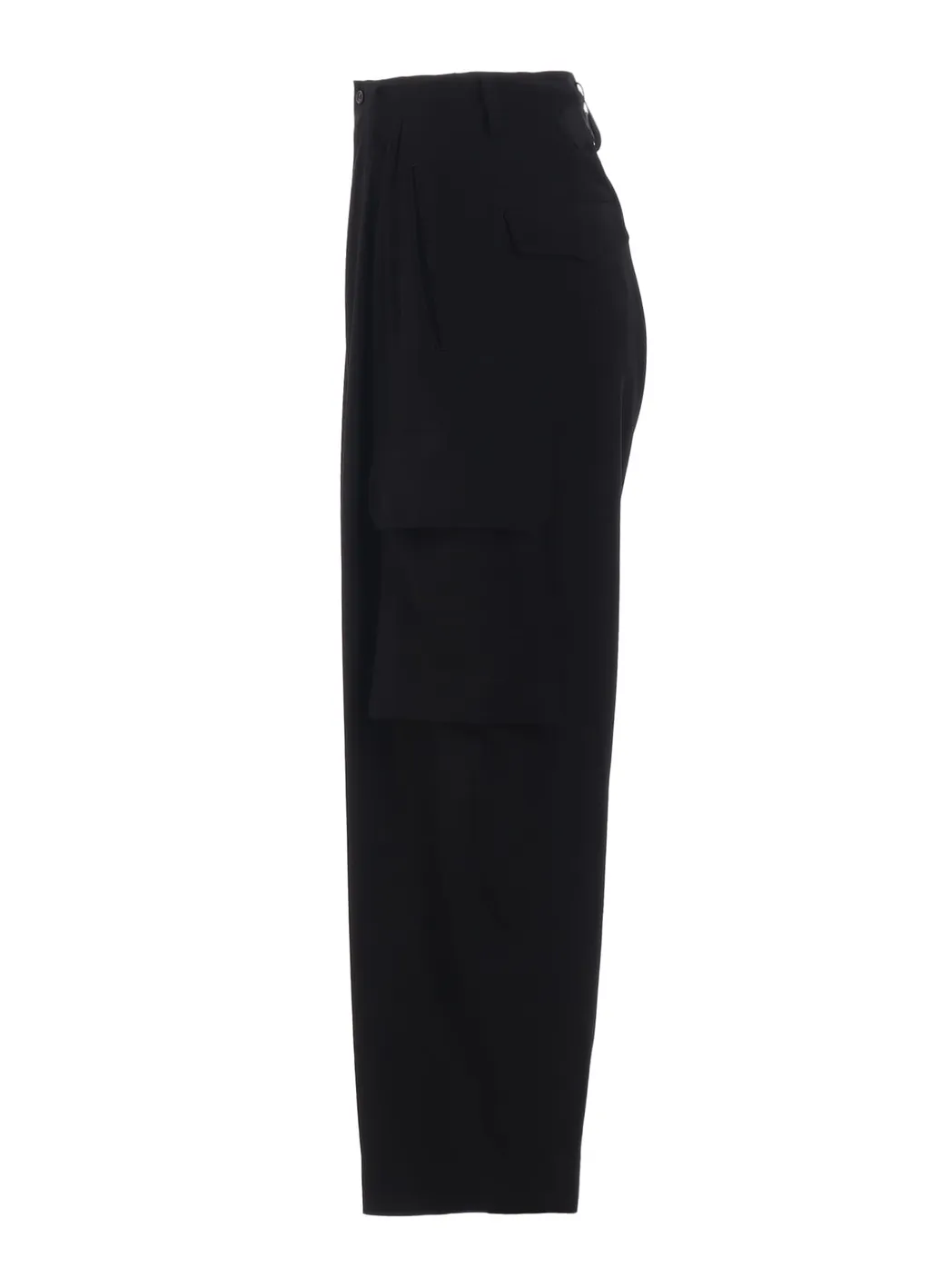 Crepe De Chine Cargo Pants