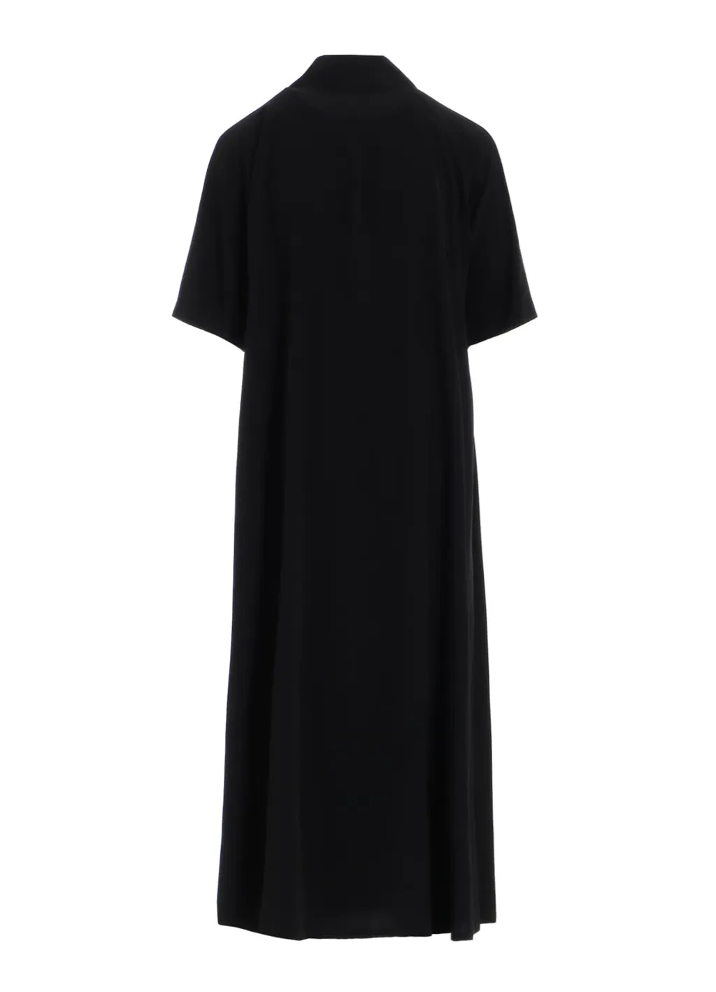 Crepe De Chine Bow Tie Raglan Dress