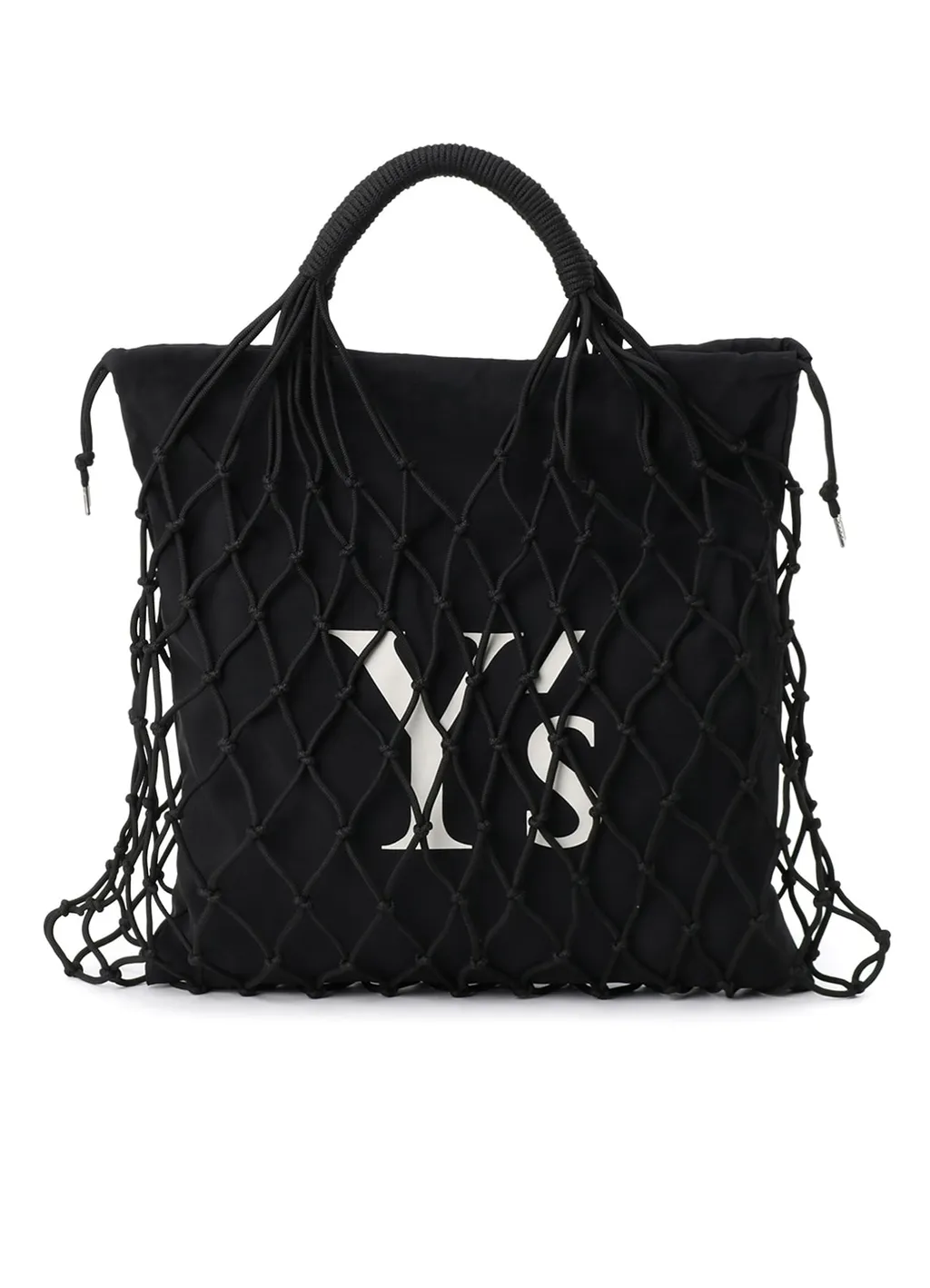 Polyester Cord Logo Knit Bag