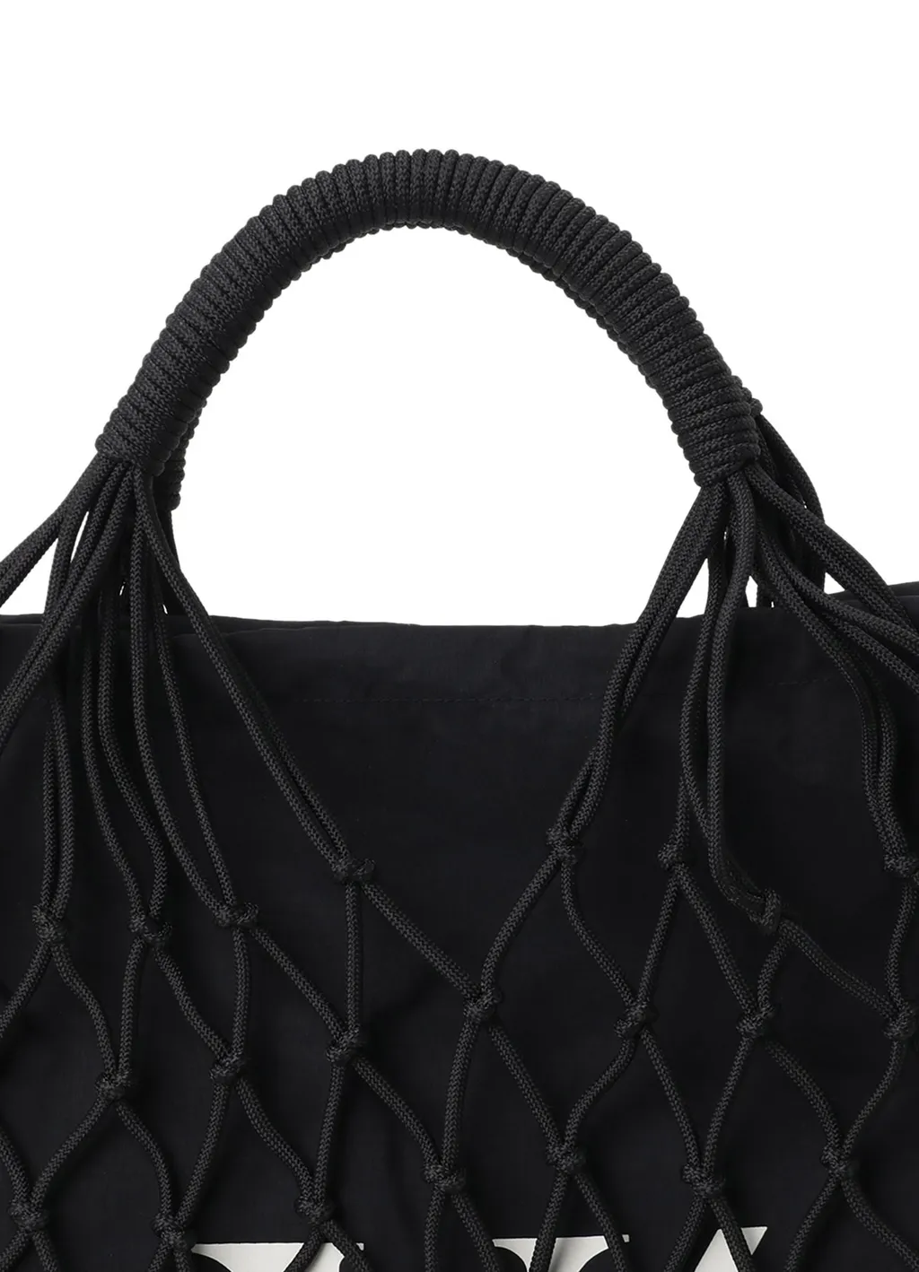 Polyester Cord Logo Knit Bag
