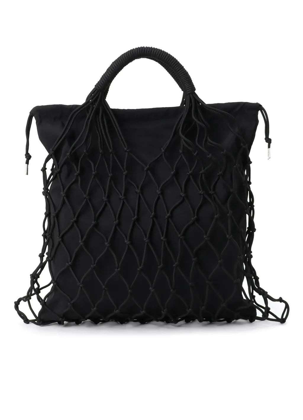Polyester Cord Logo Knit Bag