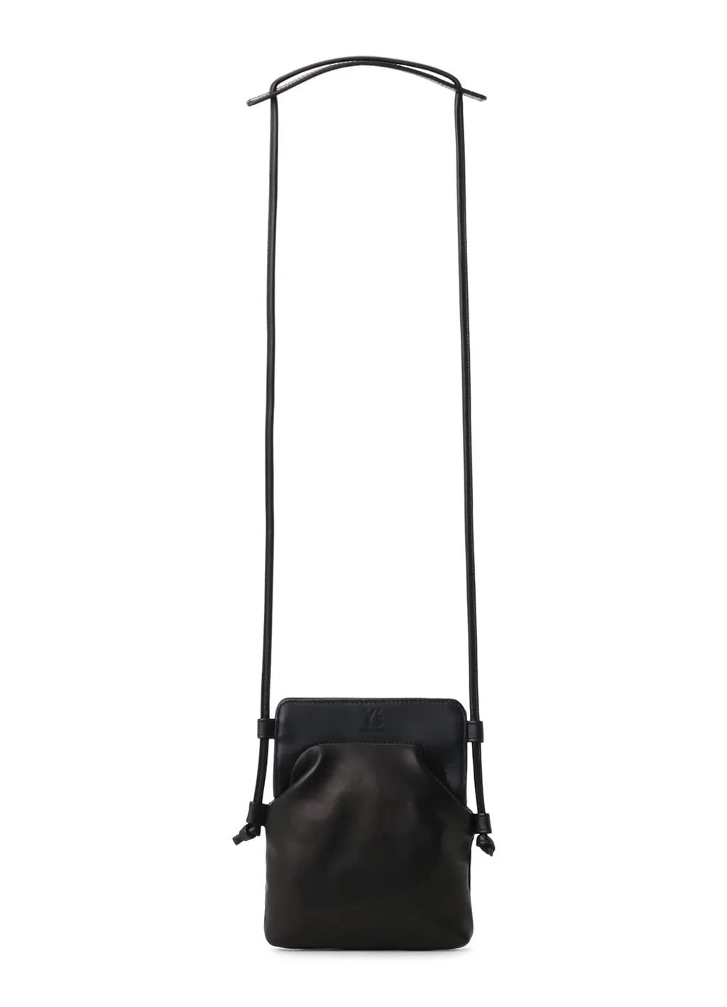 Smooth Leather Combination Clasp Bag