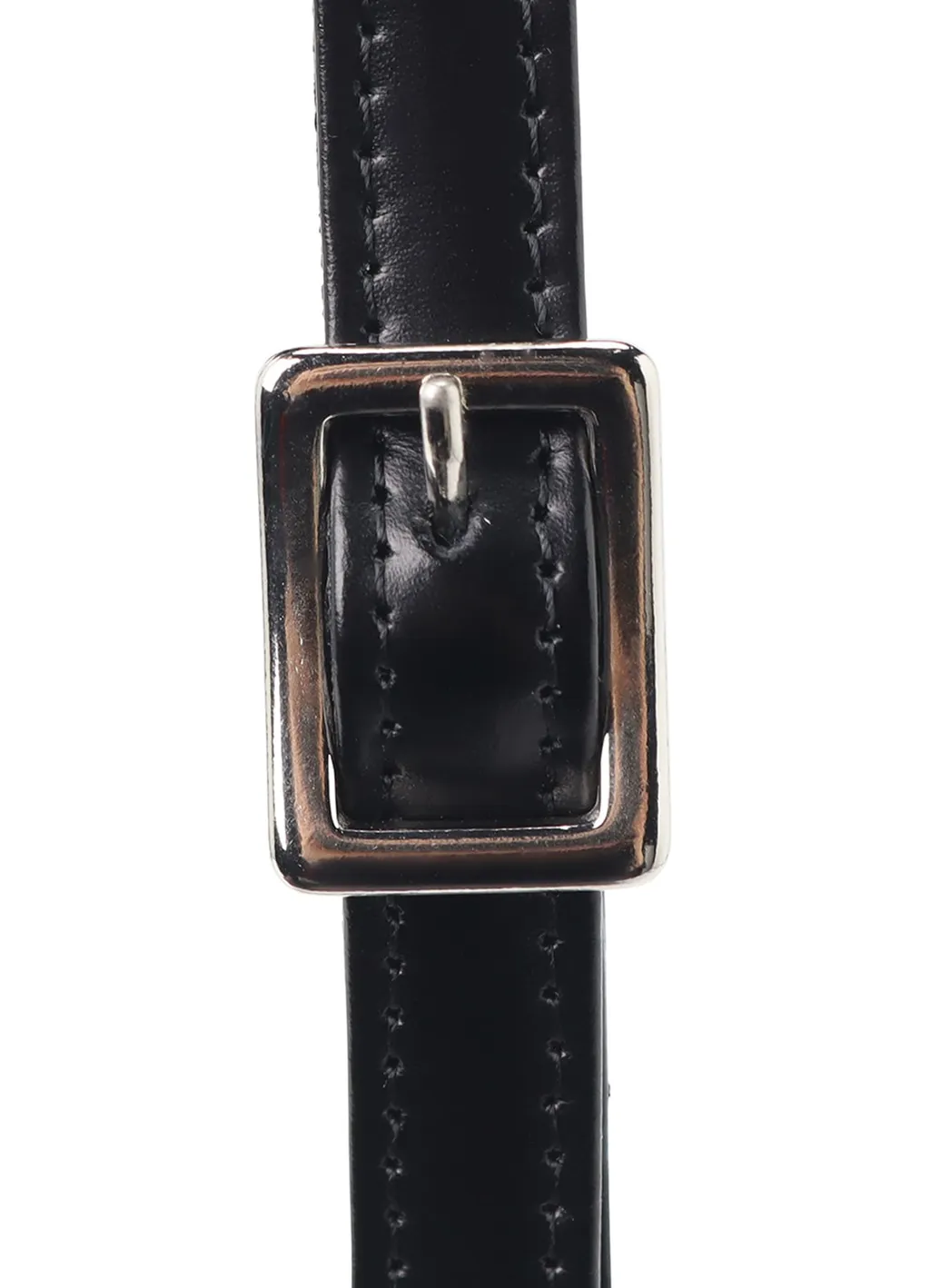 Glossy Smooth Metal Clasp Shoulder Bag