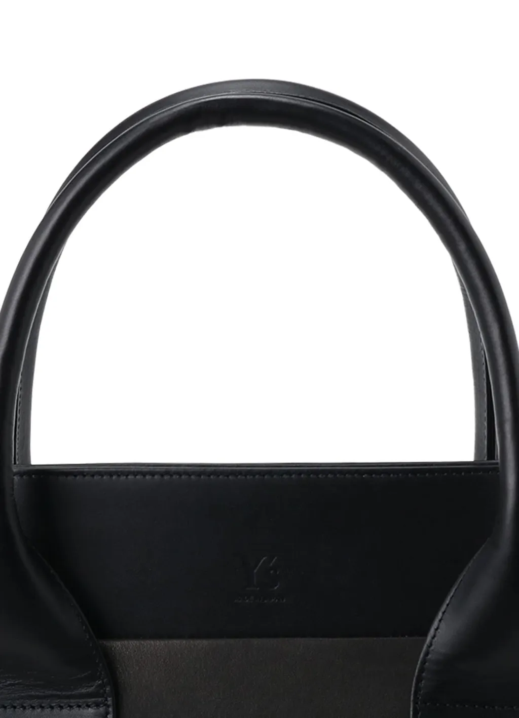 Smooth Leather Combination Clasp Bag