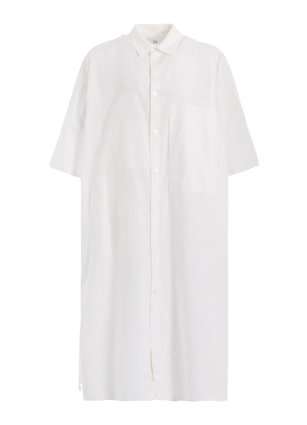 [Y's Born Product] Thin Cotton Twill Big Shirt Dress