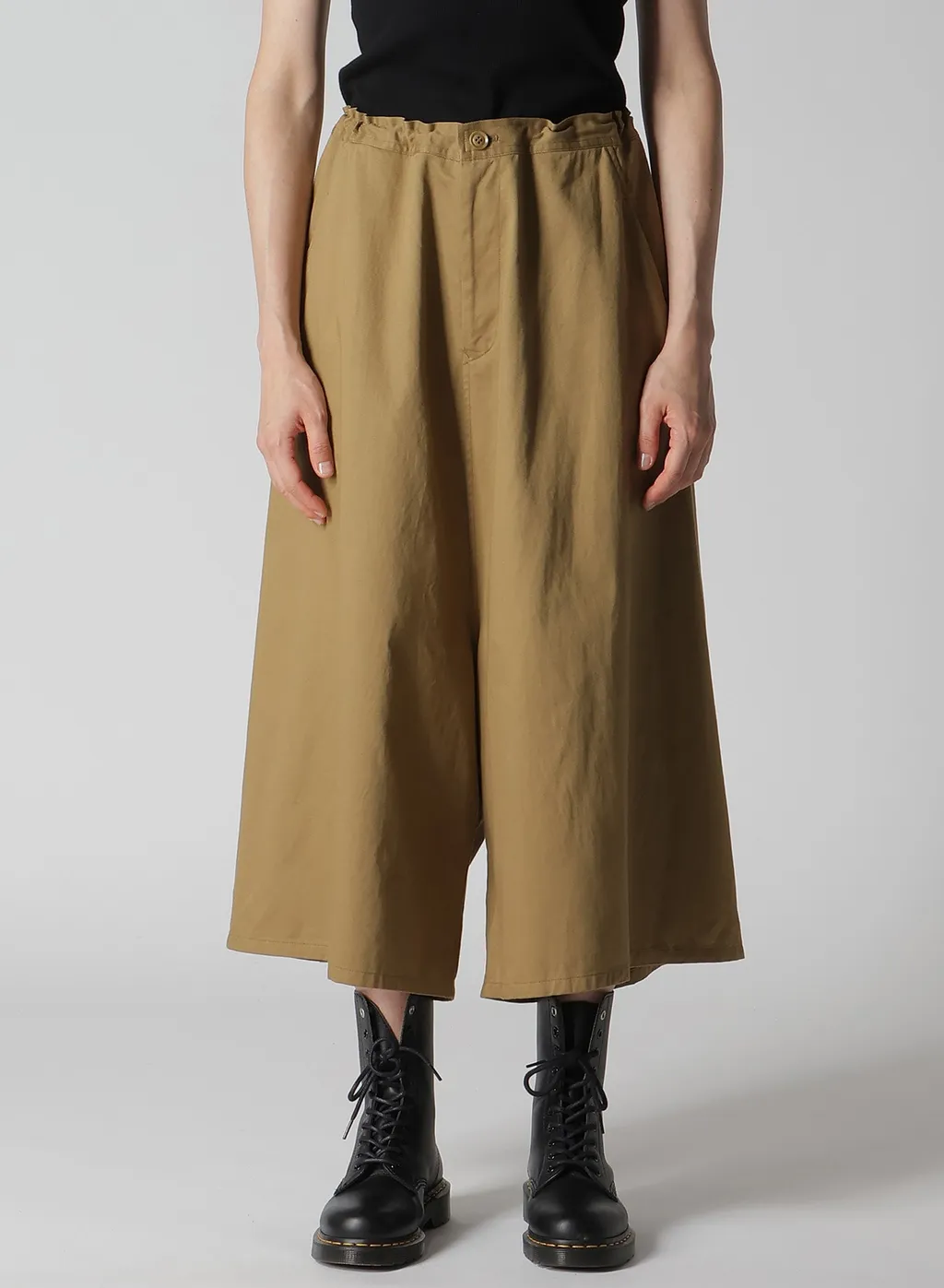[Y's Born Product] Cotton Twill Sarouel With Cloth
