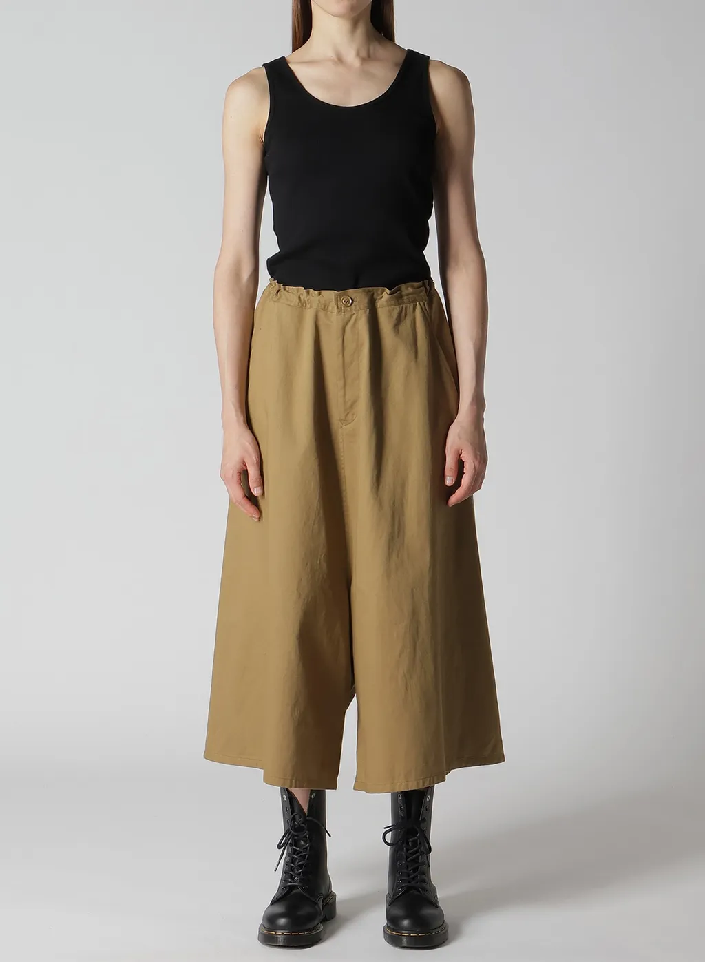 [Y's Born Product] Cotton Twill Sarouel With Cloth