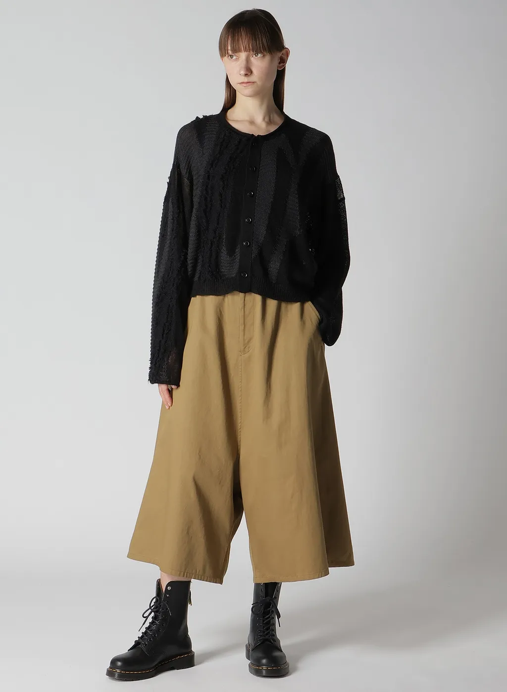 [Y's Born Product] Cotton Twill Sarouel With Cloth