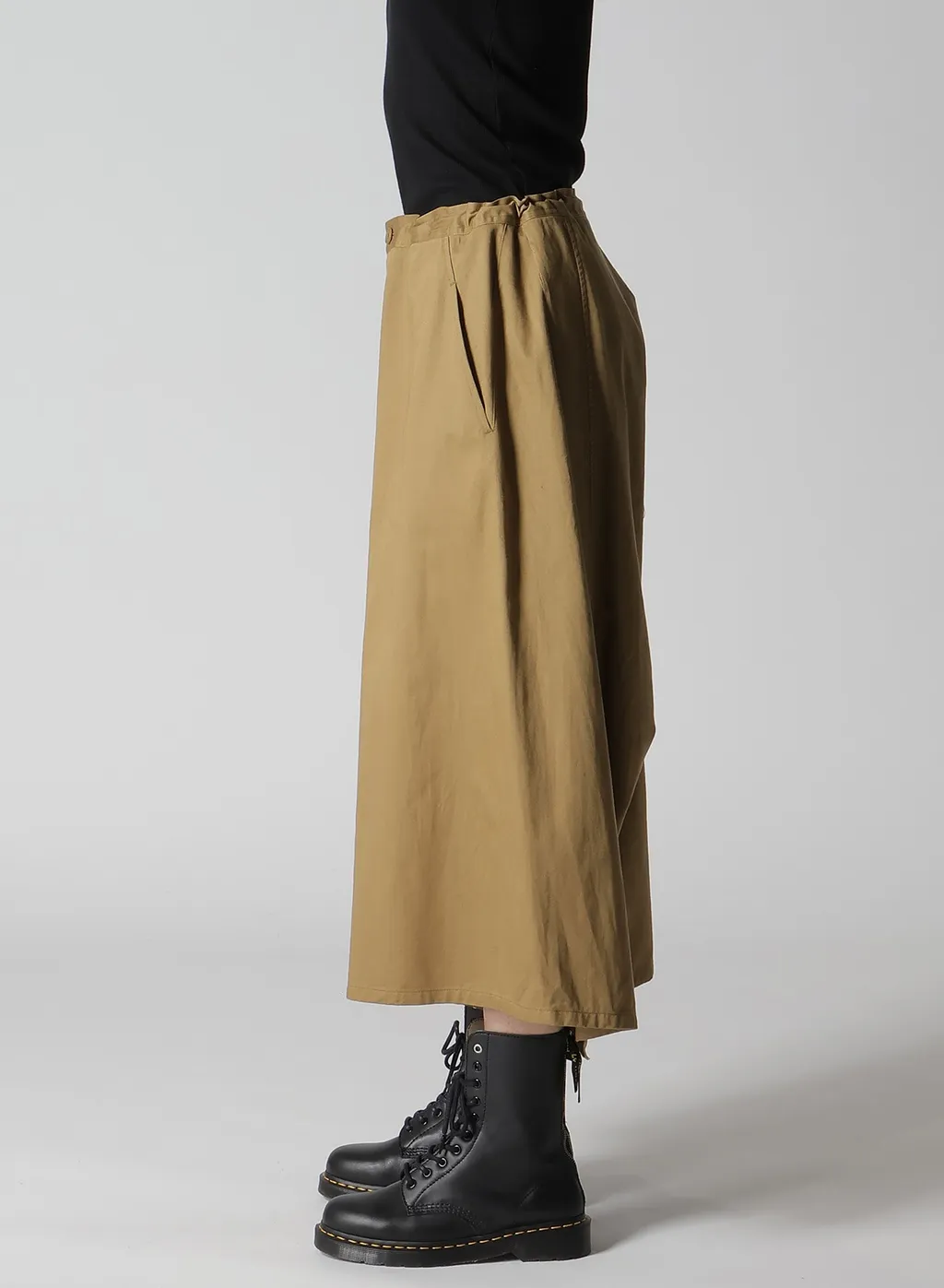 [Y's Born Product] Cotton Twill Sarouel With Cloth
