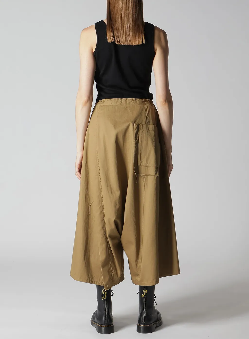 [Y's Born Product] Cotton Twill Sarouel With Cloth