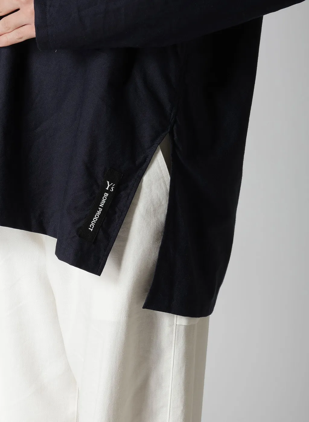 [Y's Born Product] Thin Cotton Twill Hoodie Pull Over