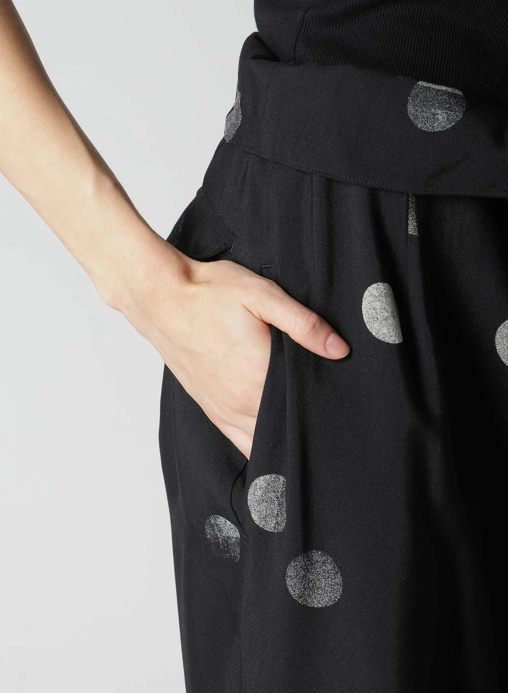 Cu/Ry Gabardine Dot Hight Waist Pants
