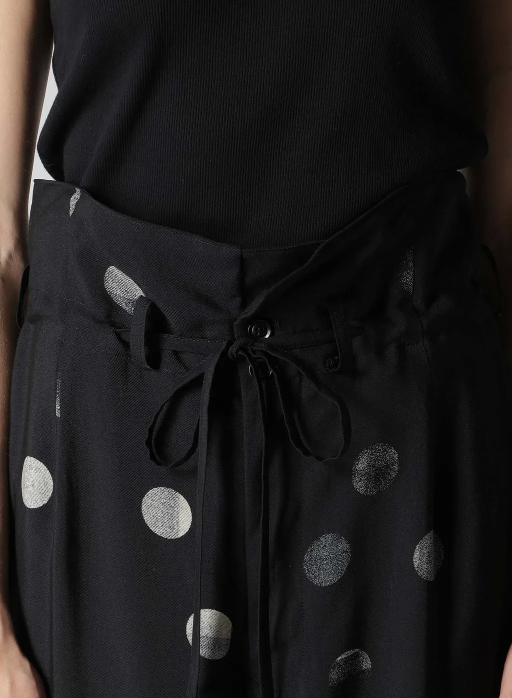 Cu/Ry Gabardine Dot Hight Waist Pants