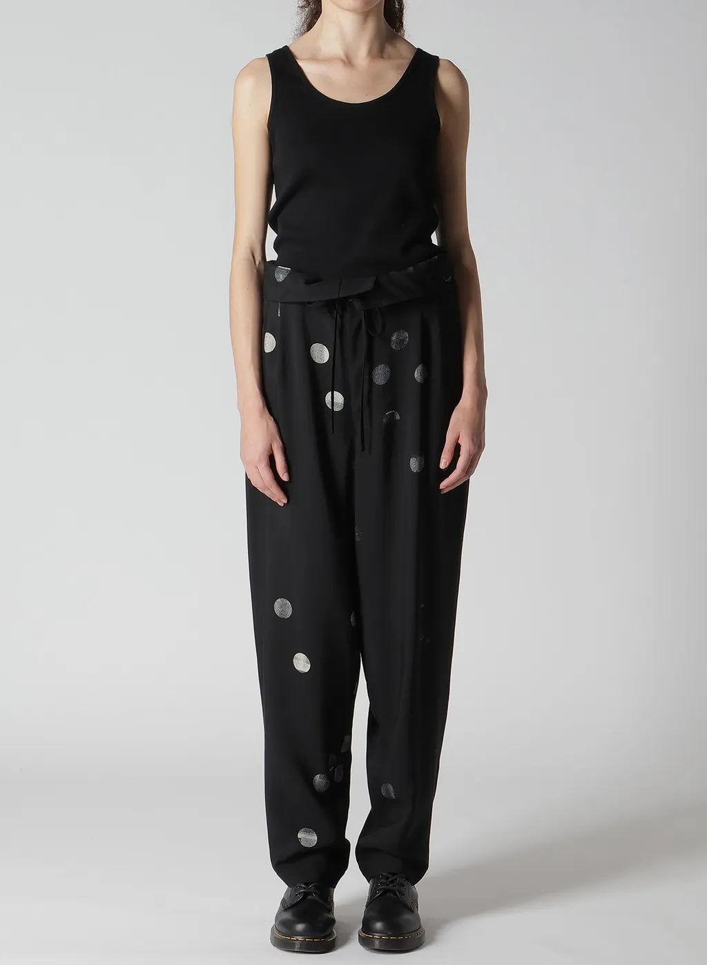 Cu/Ry Gabardine Dot Hight Waist Pants