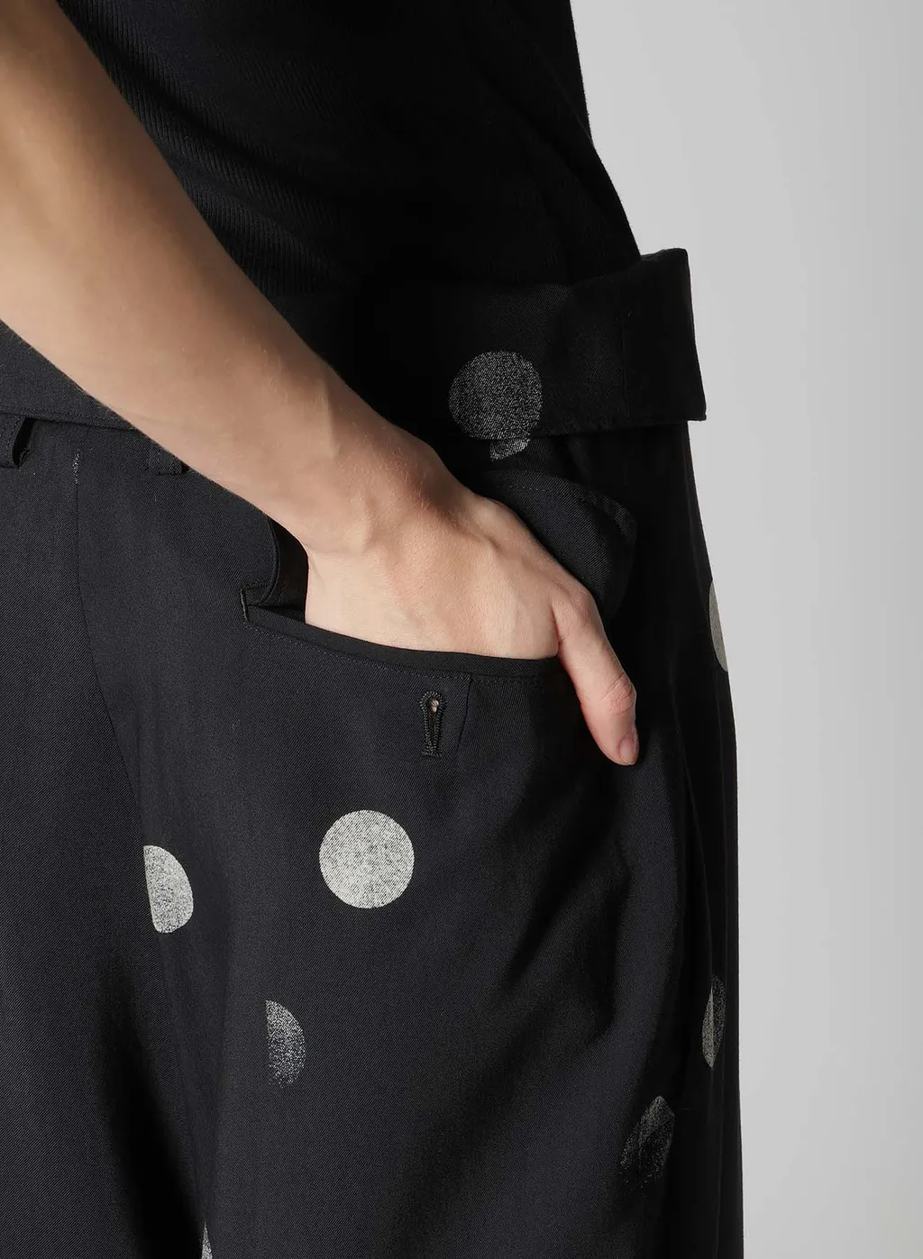 Cu/Ry Gabardine Dot Hight Waist Pants