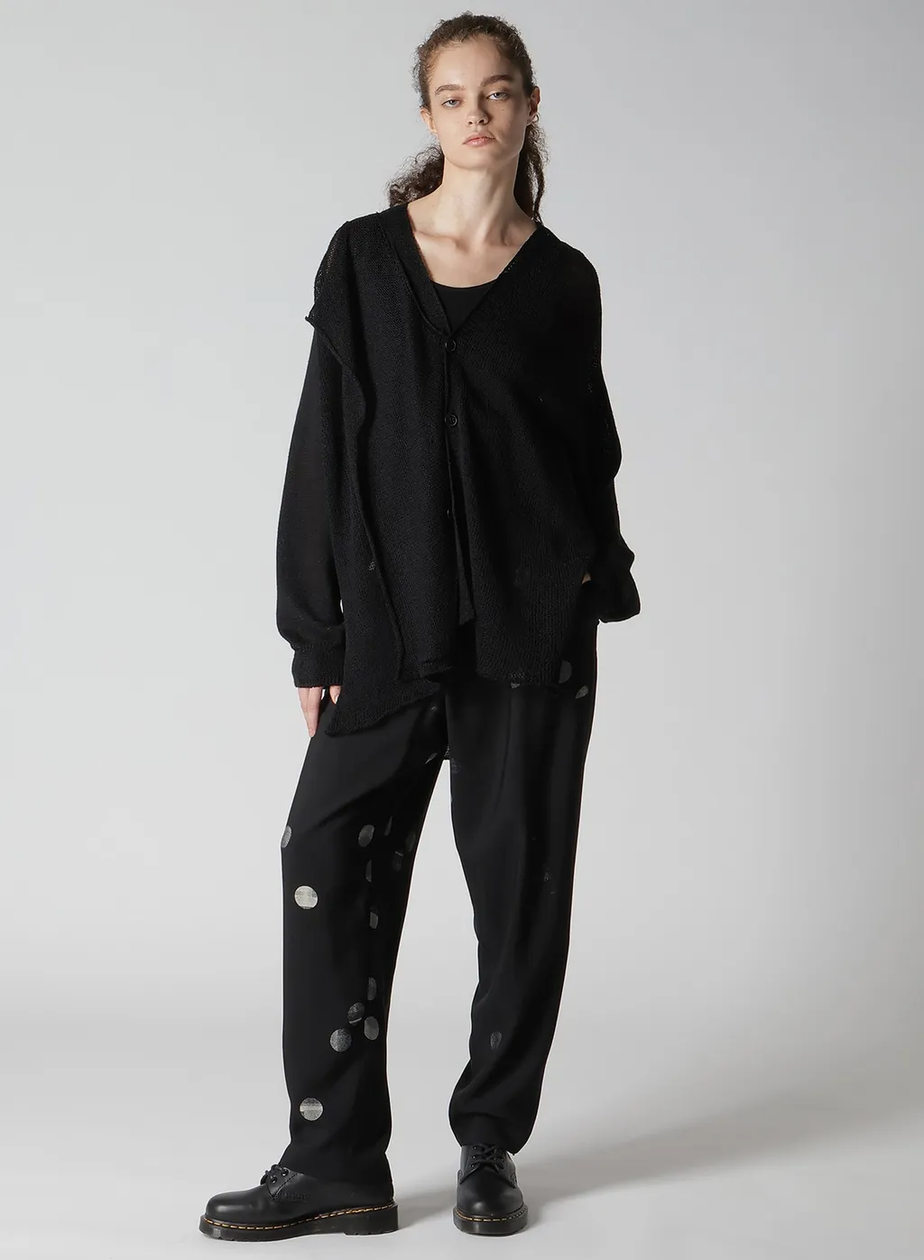 Cu/Ry Gabardine Dot Hight Waist Pants