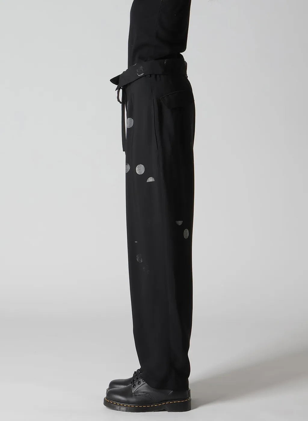 Cu/Ry Gabardine Dot Hight Waist Pants
