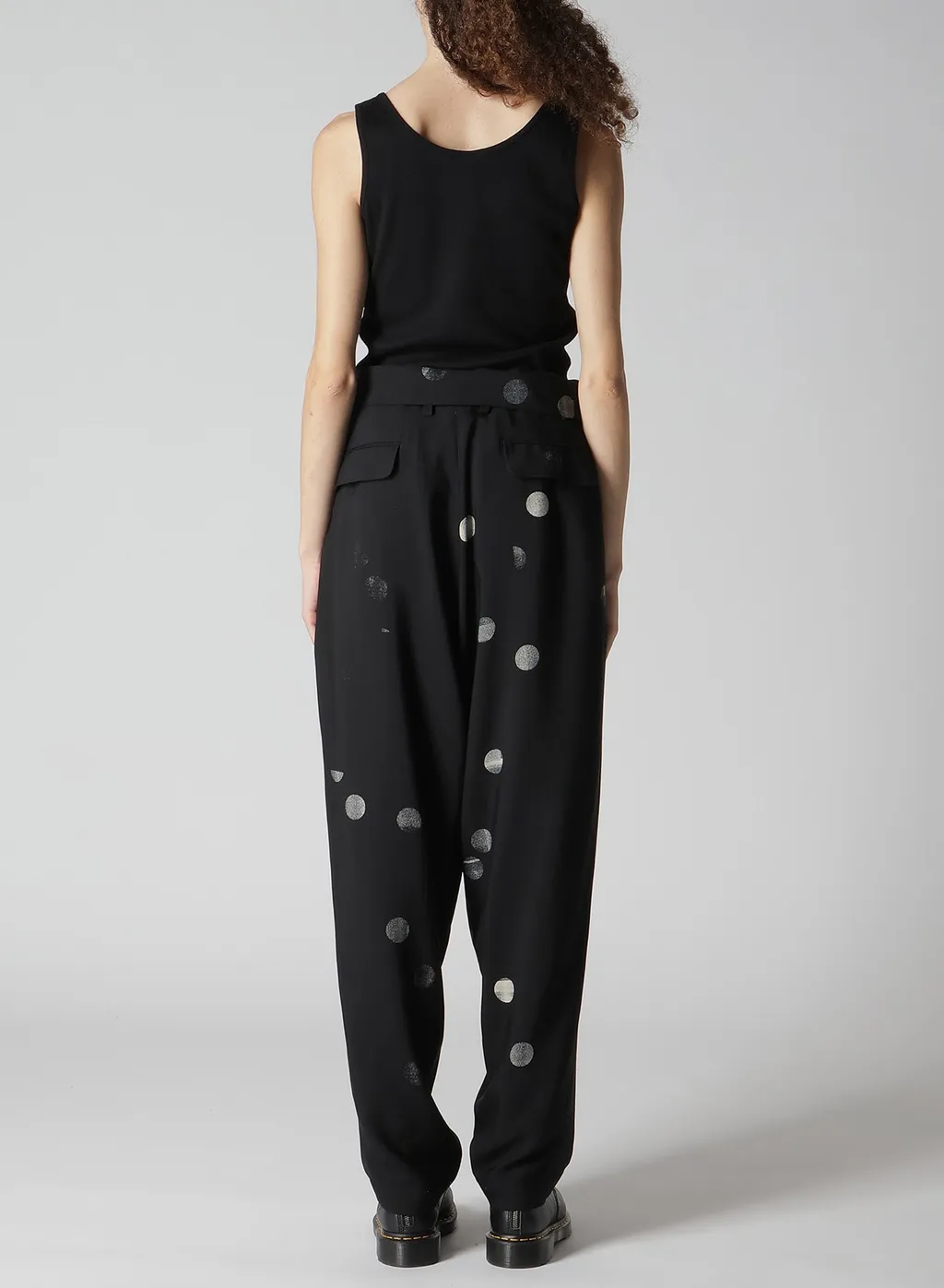 Cu/Ry Gabardine Dot Hight Waist Pants