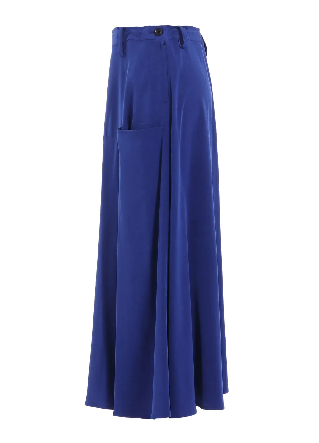 Crepe De Chine Front Panel Pocket Skirt