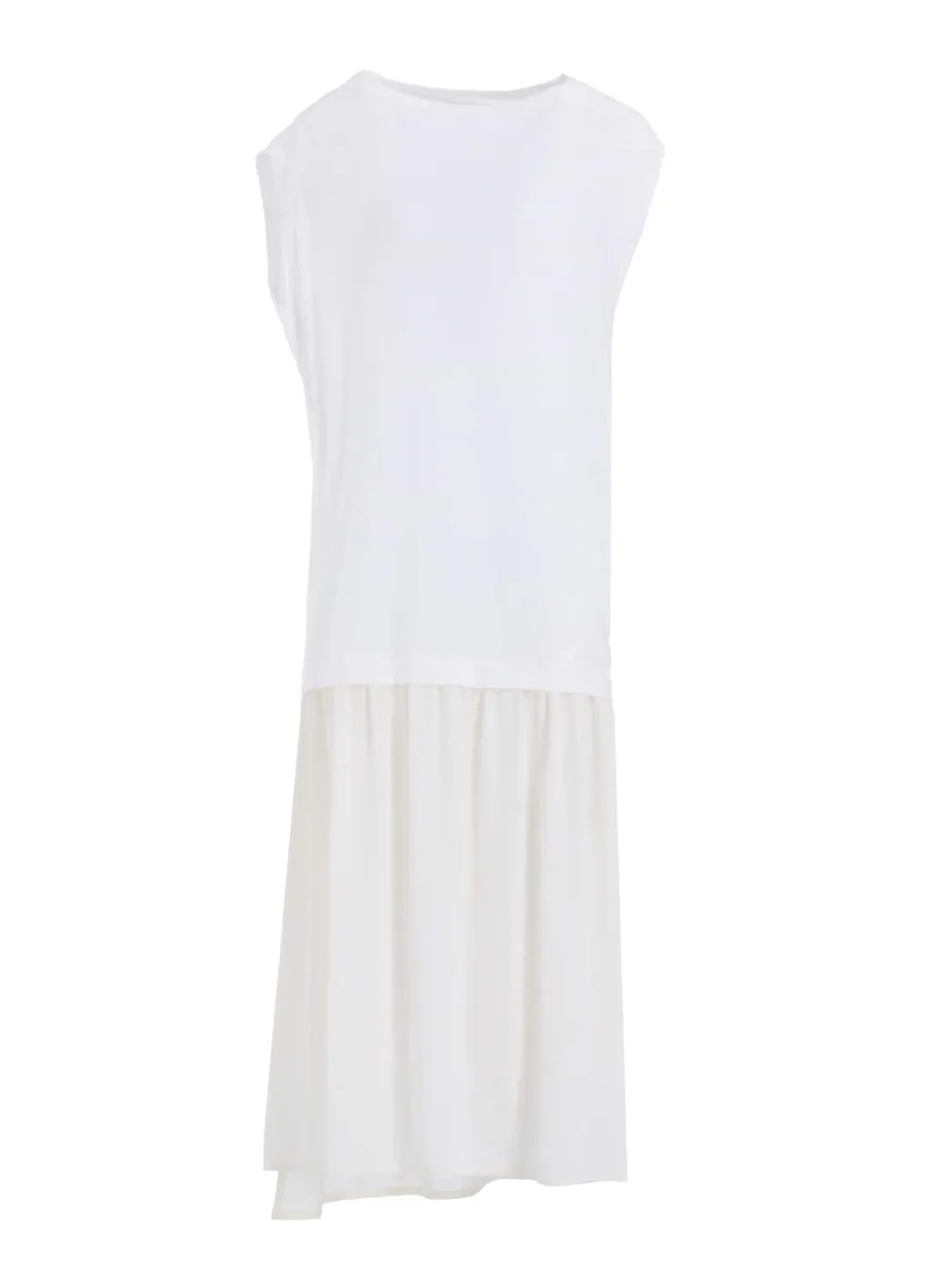 Crepe De Chine Cloth French Sleeve Dress