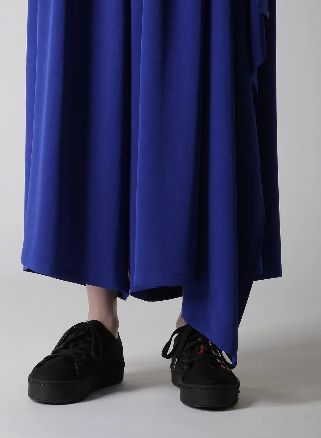 Crepe De Chine Side Cloth Elastic Pants