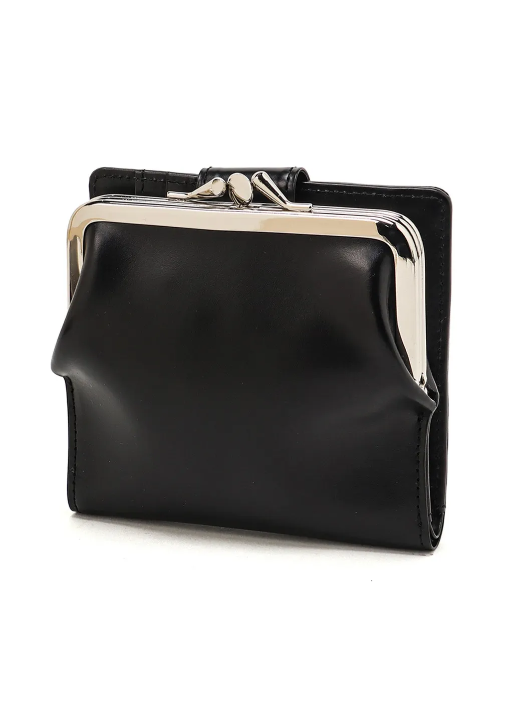 Glossy Smooth Leather Small Wallet