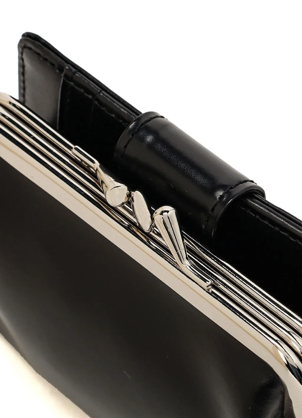 Glossy Smooth Leather Small Wallet