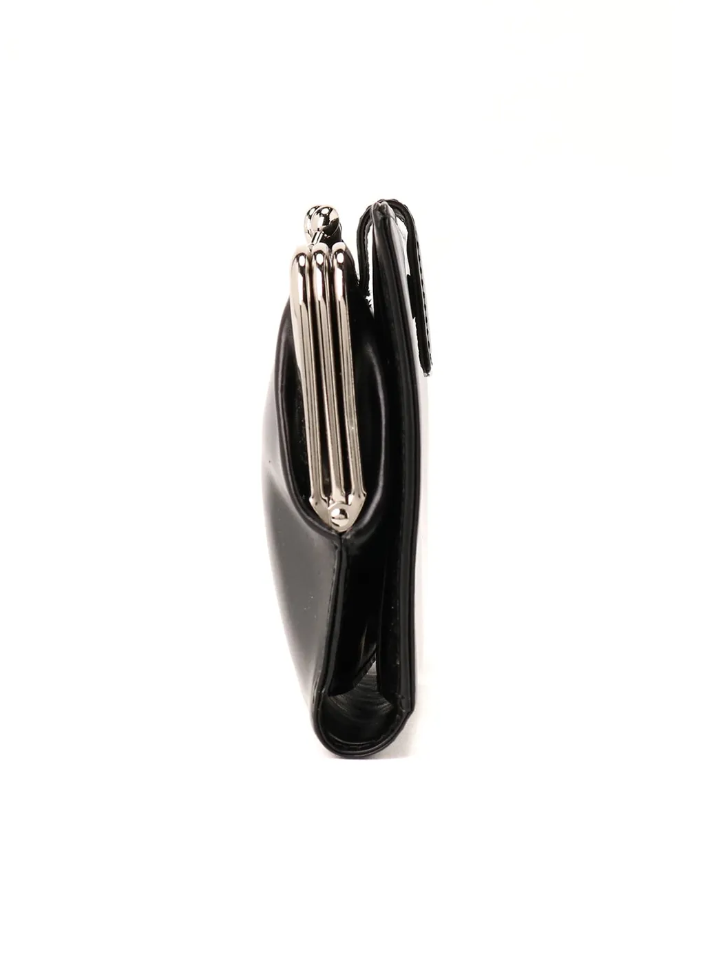 Glossy Smooth Leather Long Wallet