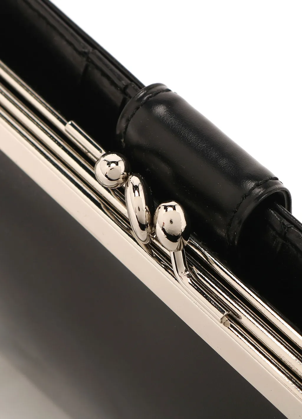 Glossy Smooth Leather Long Wallet