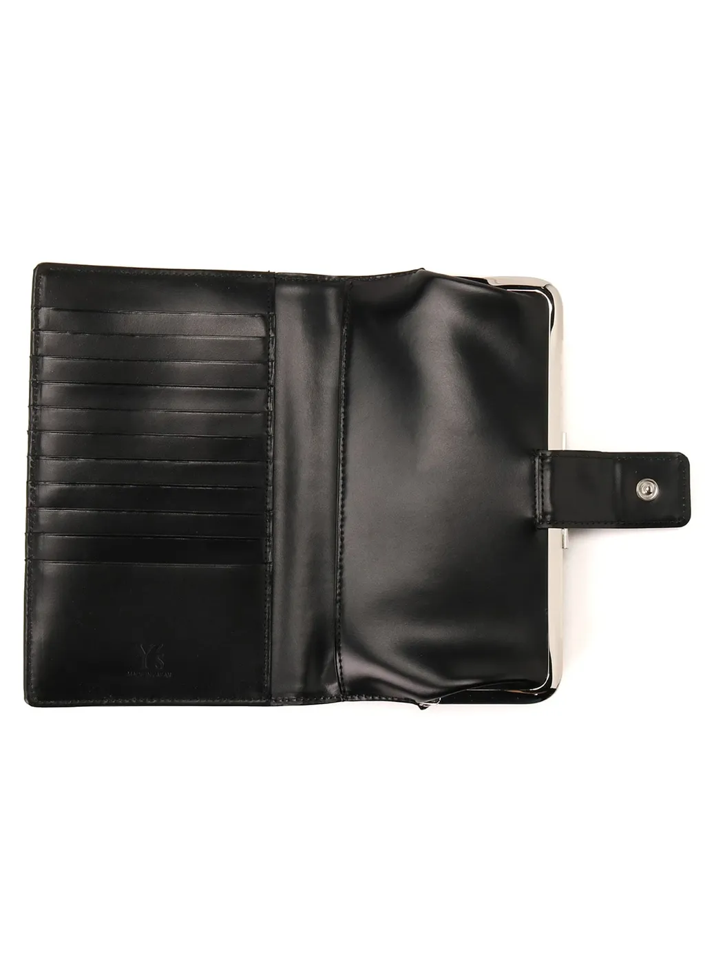 Glossy Smooth Leather Long Wallet