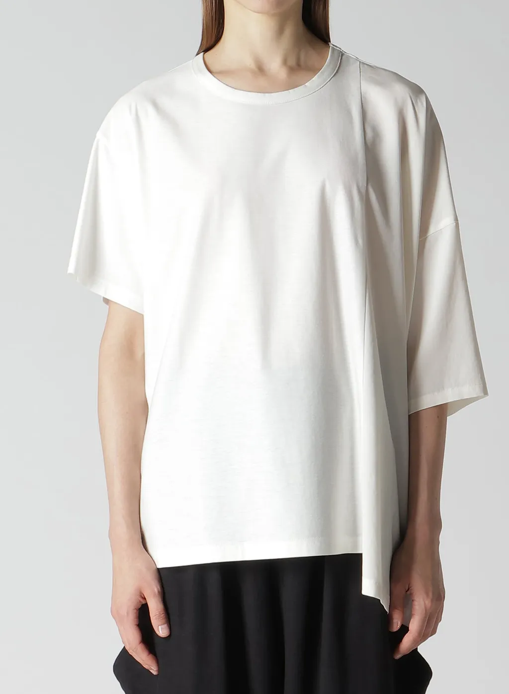 Crepe De Chine Left Drop Blouse