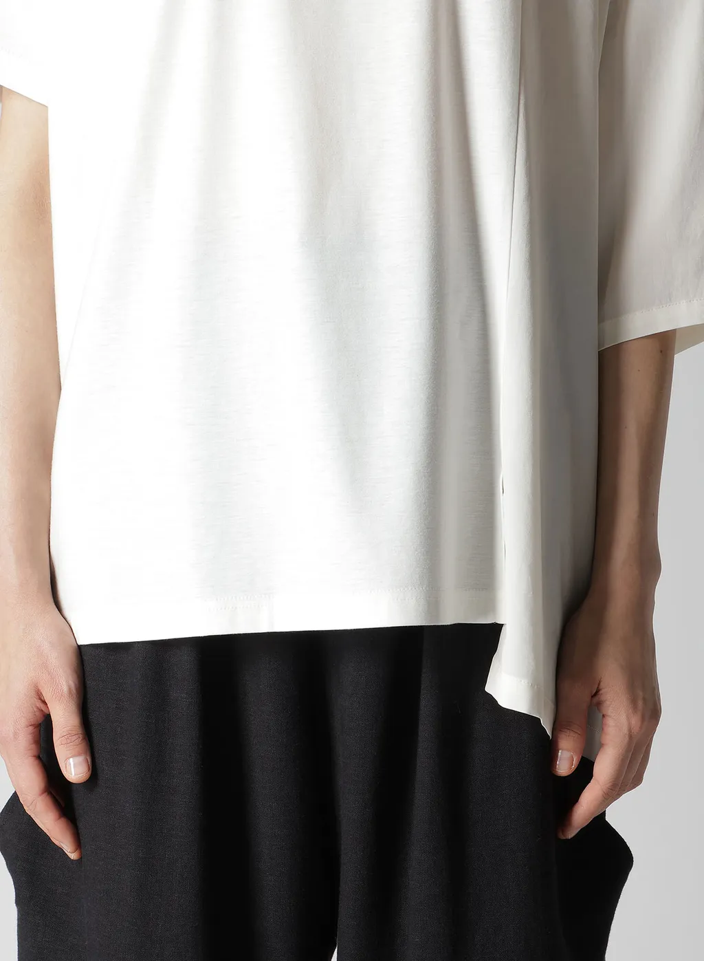 Crepe De Chine Left Drop Blouse