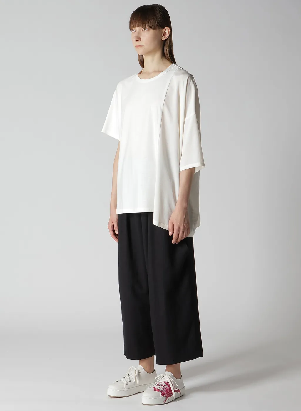Crepe De Chine Left Drop Blouse