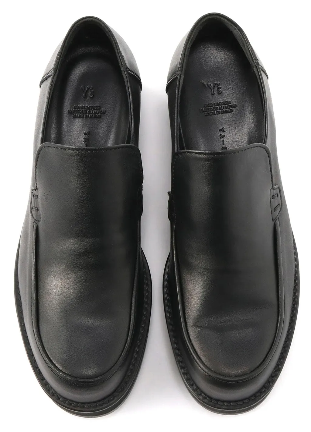 Soomth Leather Platform Slip-Ons