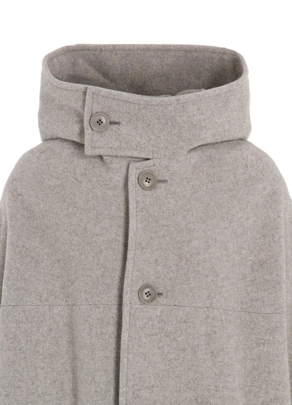 Airy Mosser Long Cape Coat