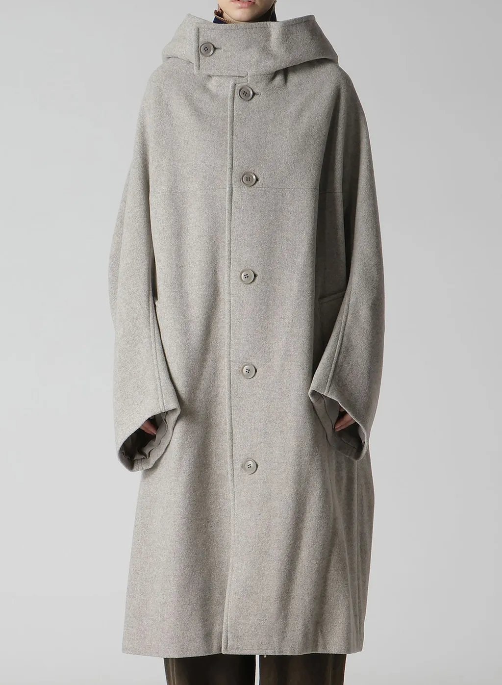 Airy Mosser Long Cape Coat