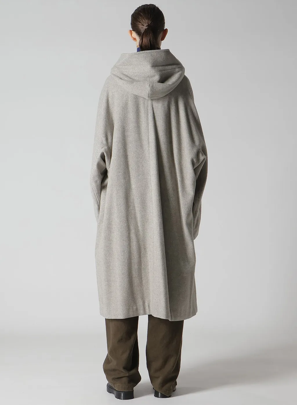 Airy Mosser Long Cape Coat