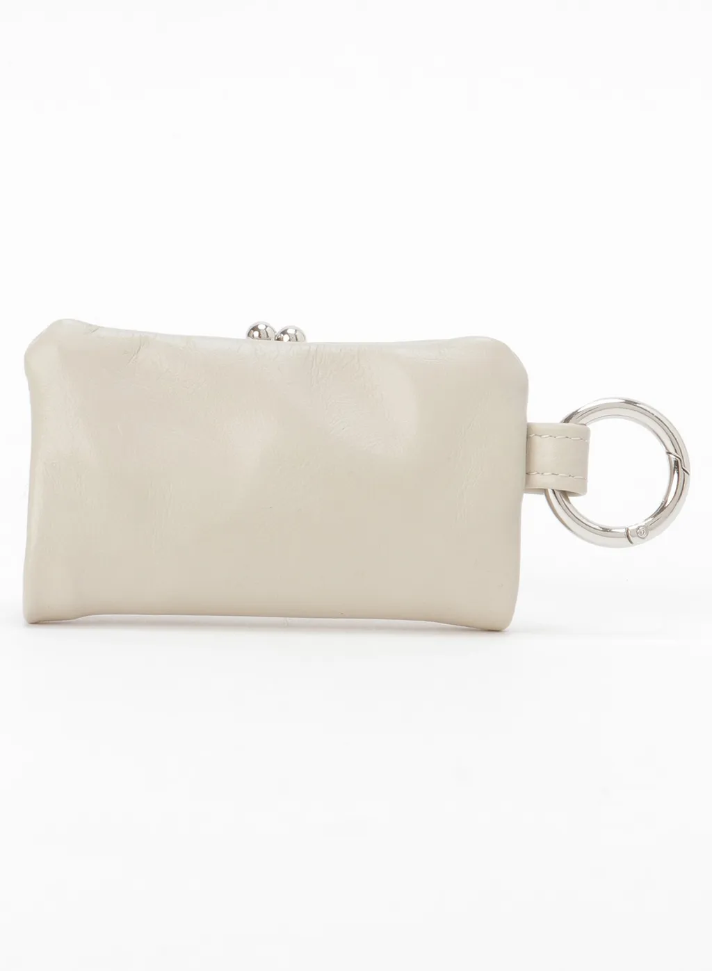 Metal Ring Detail Mini Clasp Purse