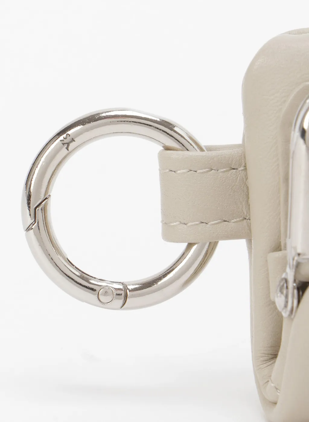 Metal Ring Detail Mini Clasp Purse