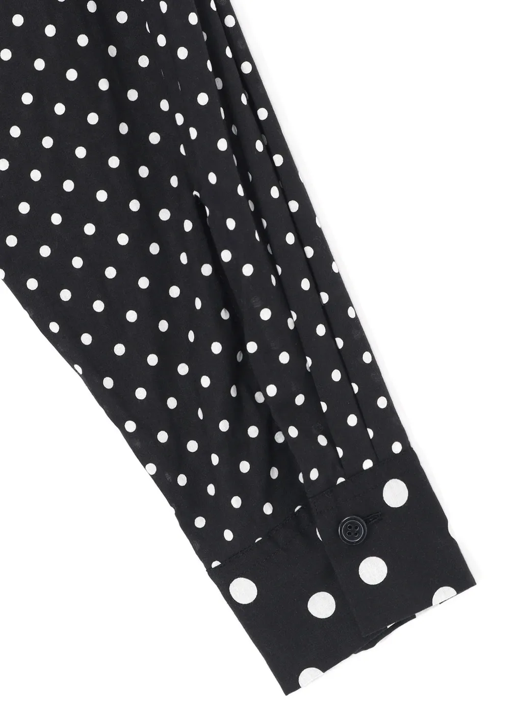 60/- Cotton Lawn Dot Print Square Collar Shirt