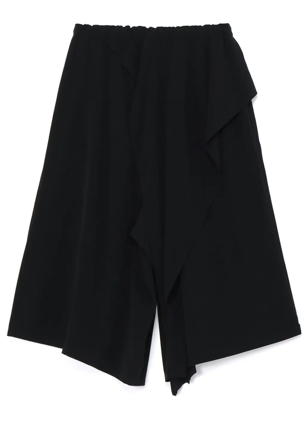 Crepe De Chine Ruffle Pants