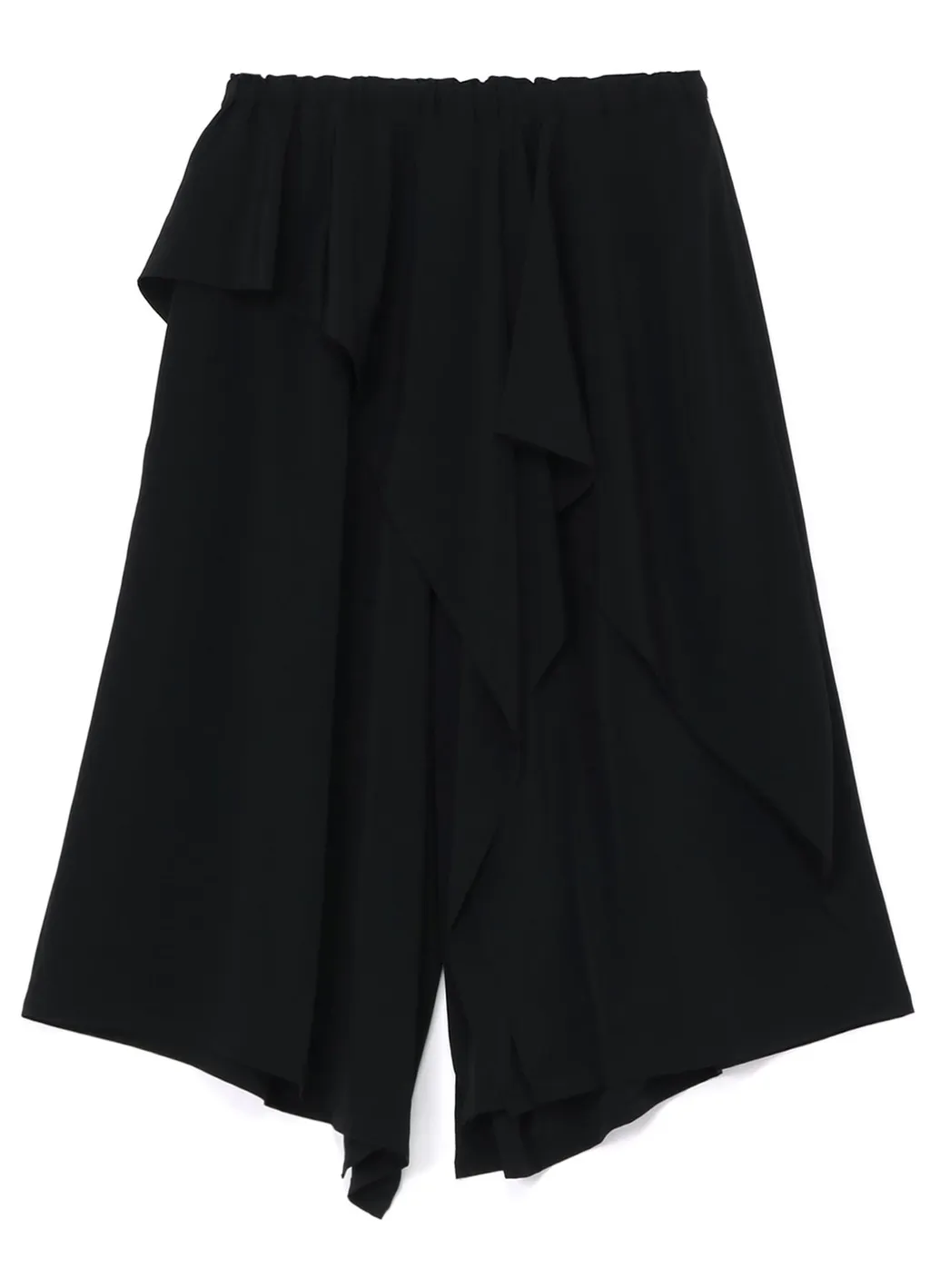 Crepe De Chine Ruffle Pants