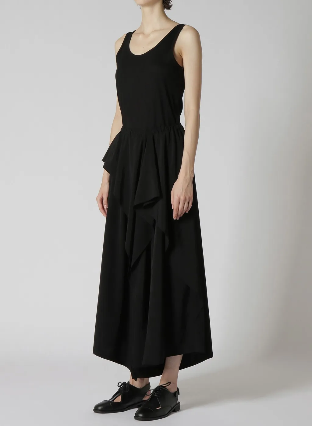 Crepe De Chine Ruffle Pants