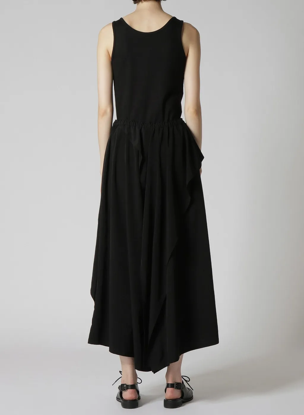 Crepe De Chine Ruffle Pants