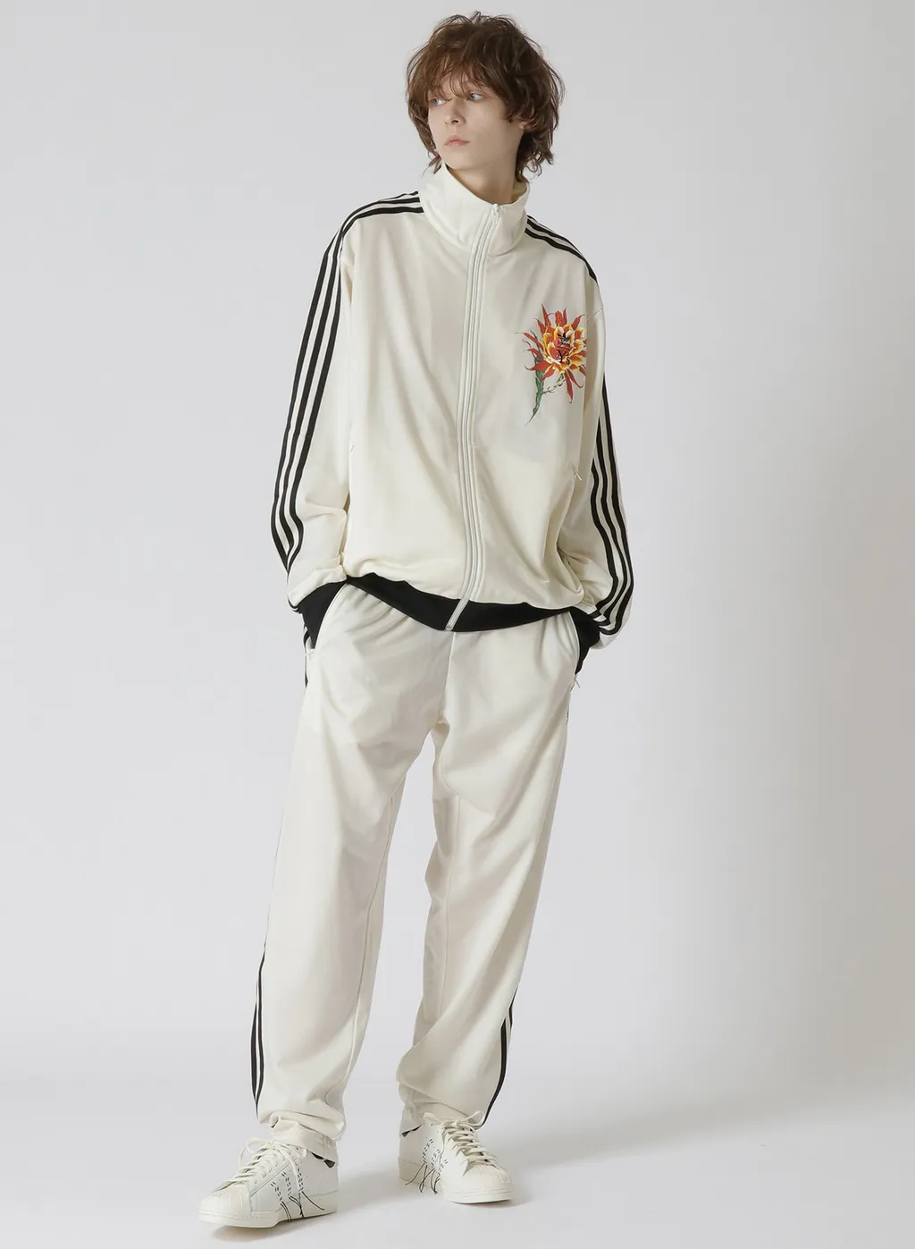 [Y's X Adidas]Cactus Flower Track Pants