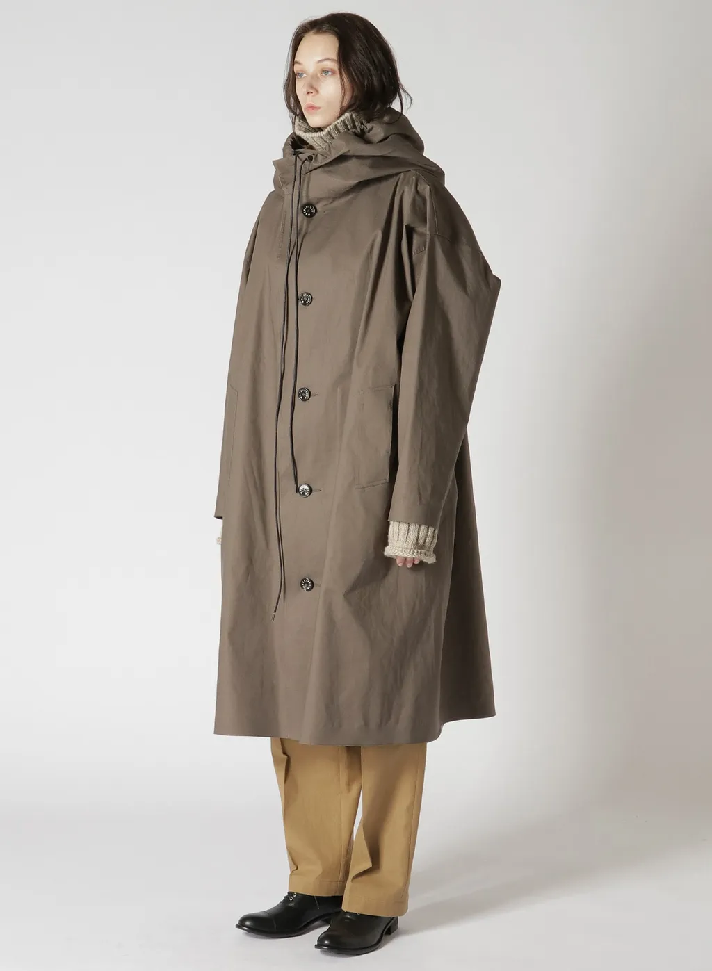 [Y's 1972 - Y’S Crafted By Mackintosh]Hooded Coat