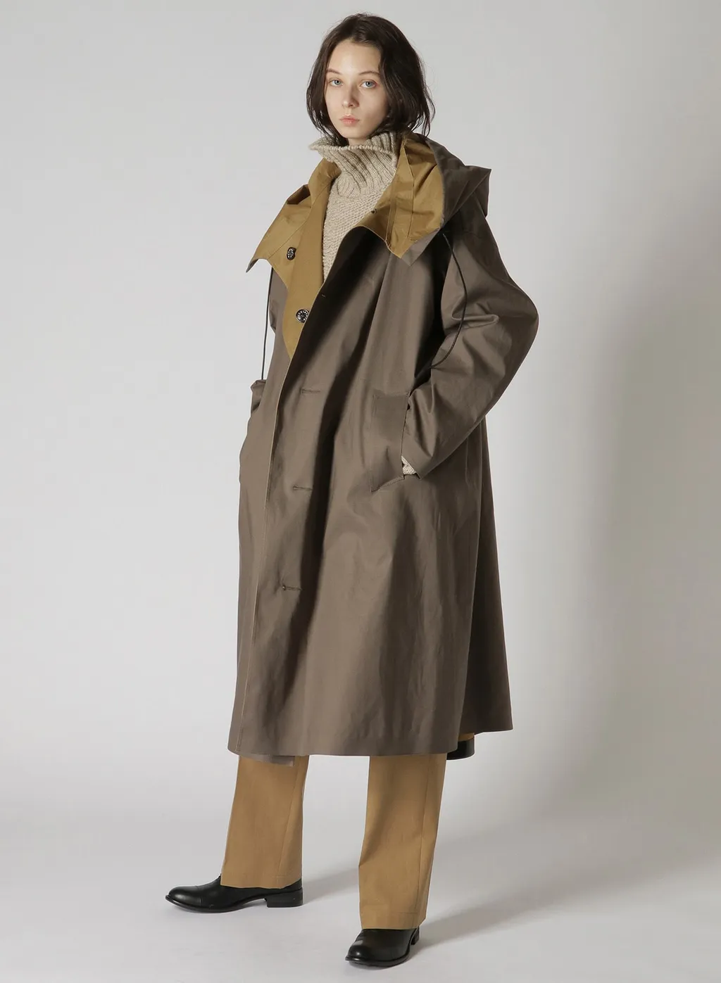 [Y's 1972 - Y’S Crafted By Mackintosh]Hooded Coat