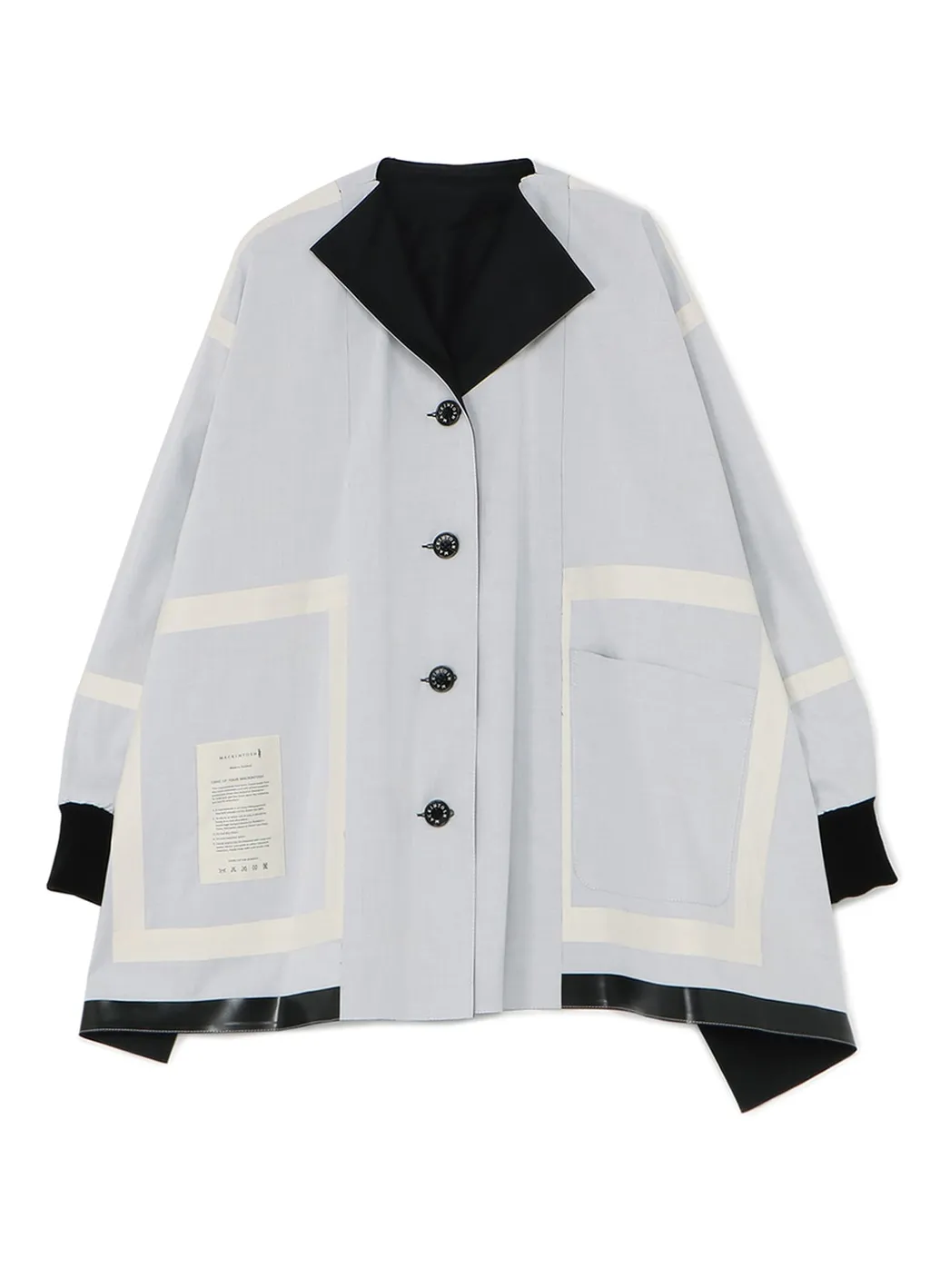 [Y's 1972 - Y’S Crafted By Mackintosh]No Collar Coat